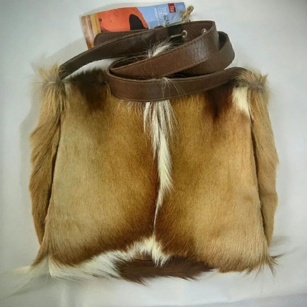 New FSP Collection Springbok Hazelnut Handbag - Picture 6 of 8